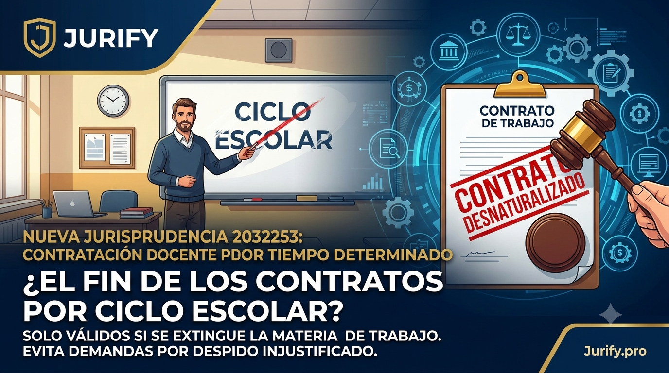¿El fin de los contratos por ciclo escolar en escuelas particulares?