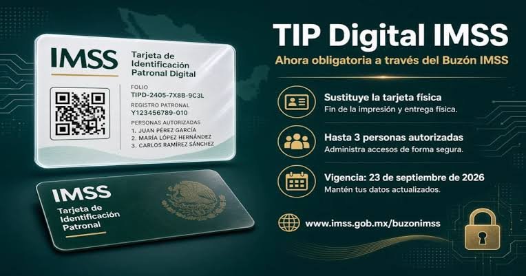 TIP digital del IMSS: la credencial patronal que desde el 23 de septiembre solo vive en el Buzón IMSS